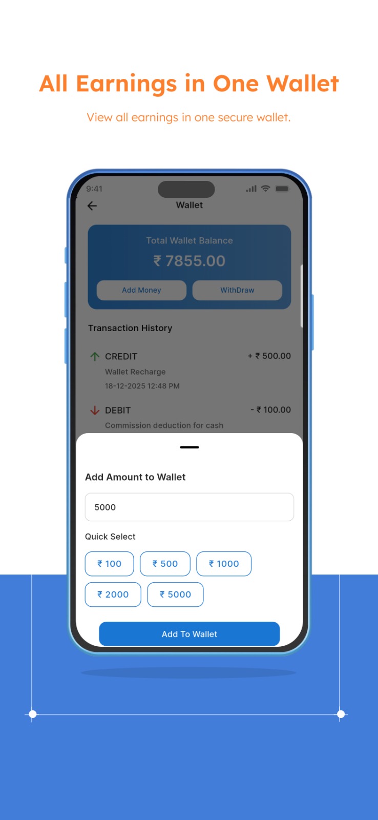 iOS Technician App Screen 4